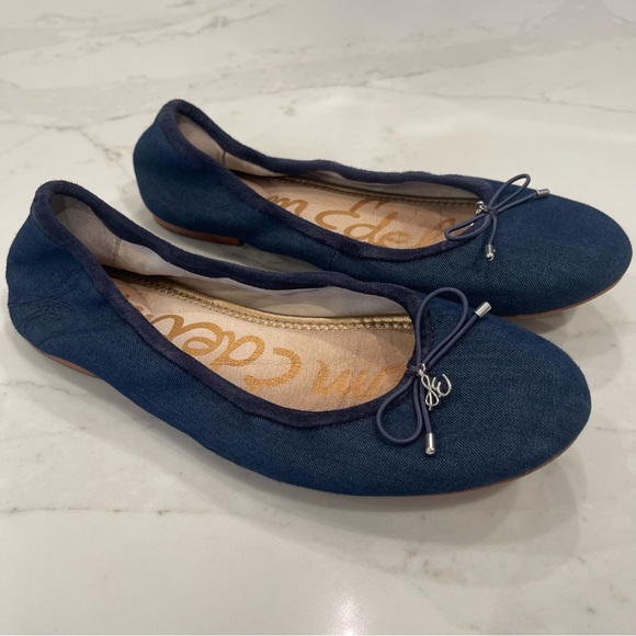 Sam Edelman Shoes - Sam Edelman Felicia chambray ballet flats